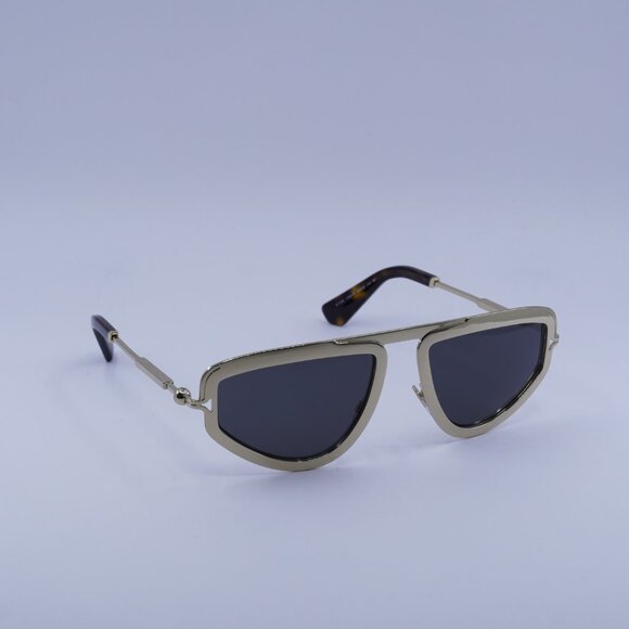 Burberry BE3150 110987 Geometric Sunglasses Light Gold Frame, Grey Lenses - Picture 4 of 9